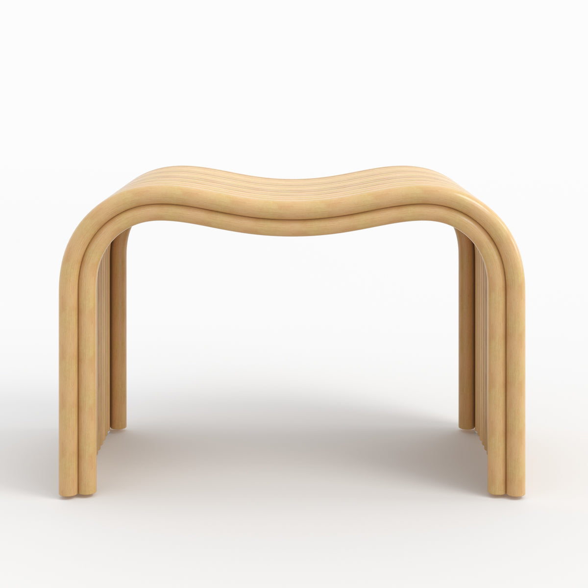 Tabouret en rotin wave