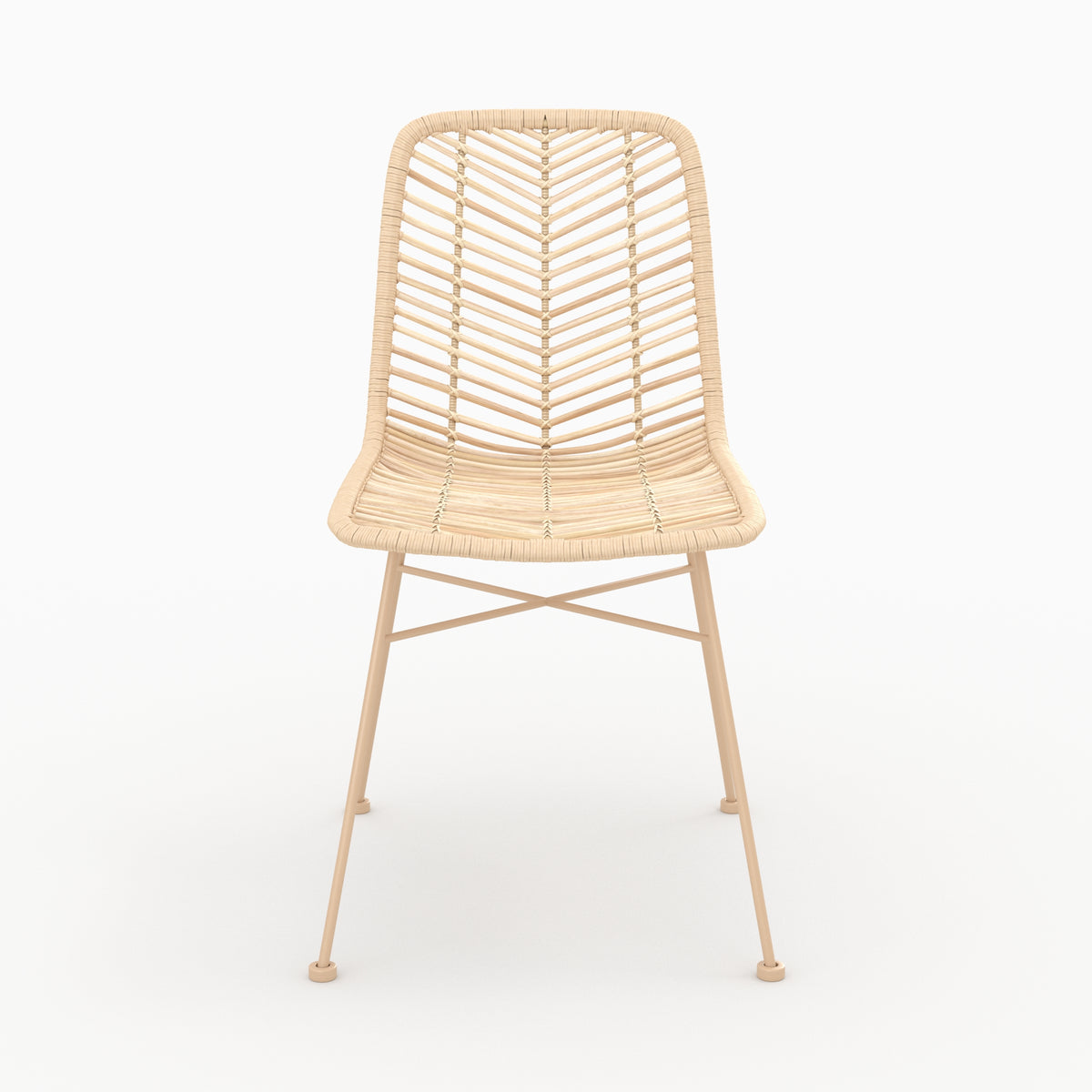 tamara sedia in rattan naturale e gambe beige set di 2_2