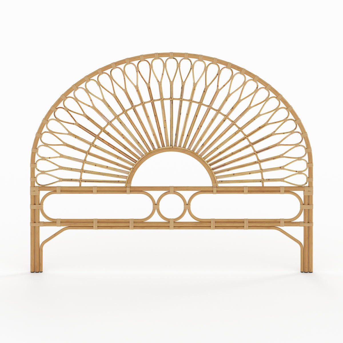 tete de lit 180 cm rotin bahia bois