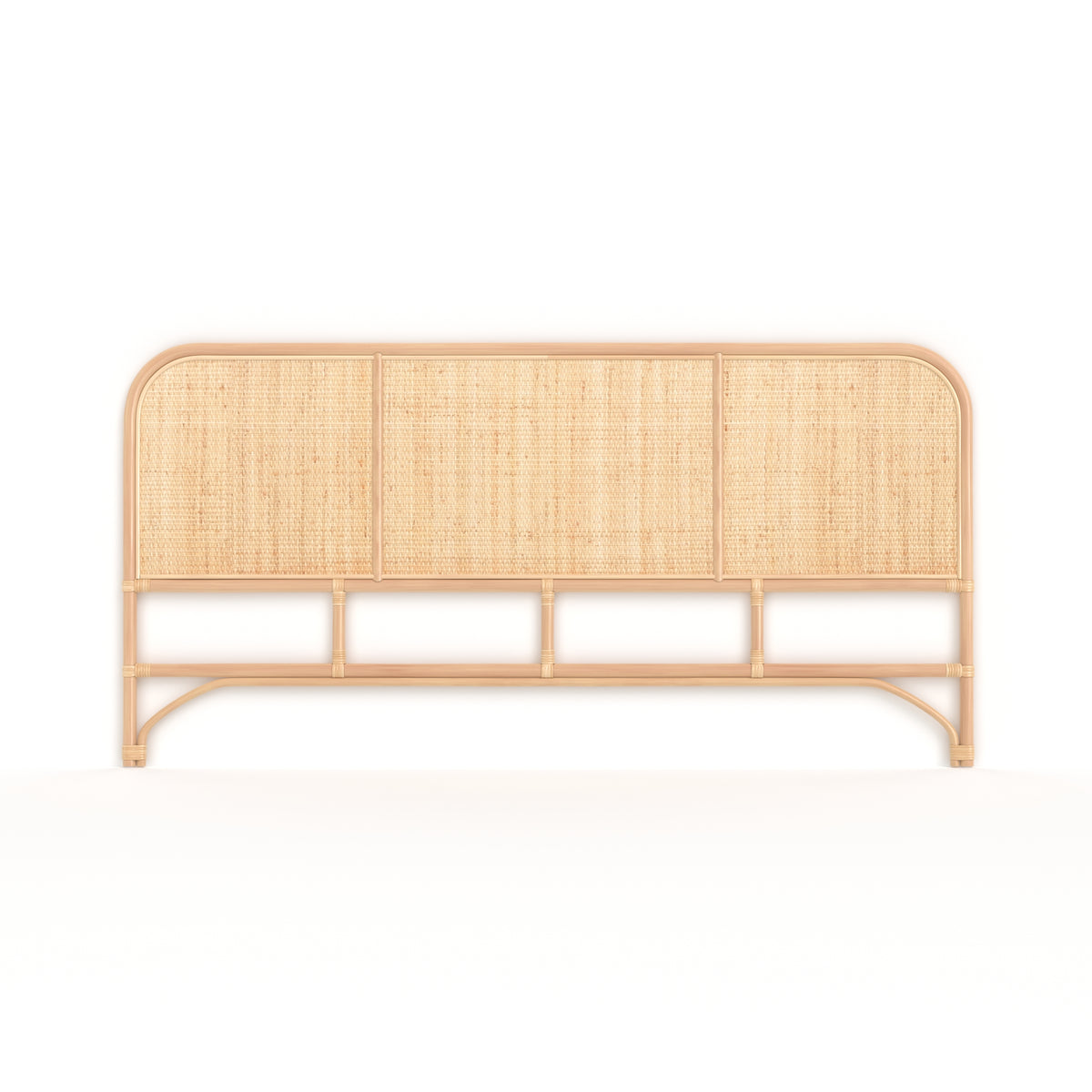 Tête de lit 180cm Grâce en rotin naturel