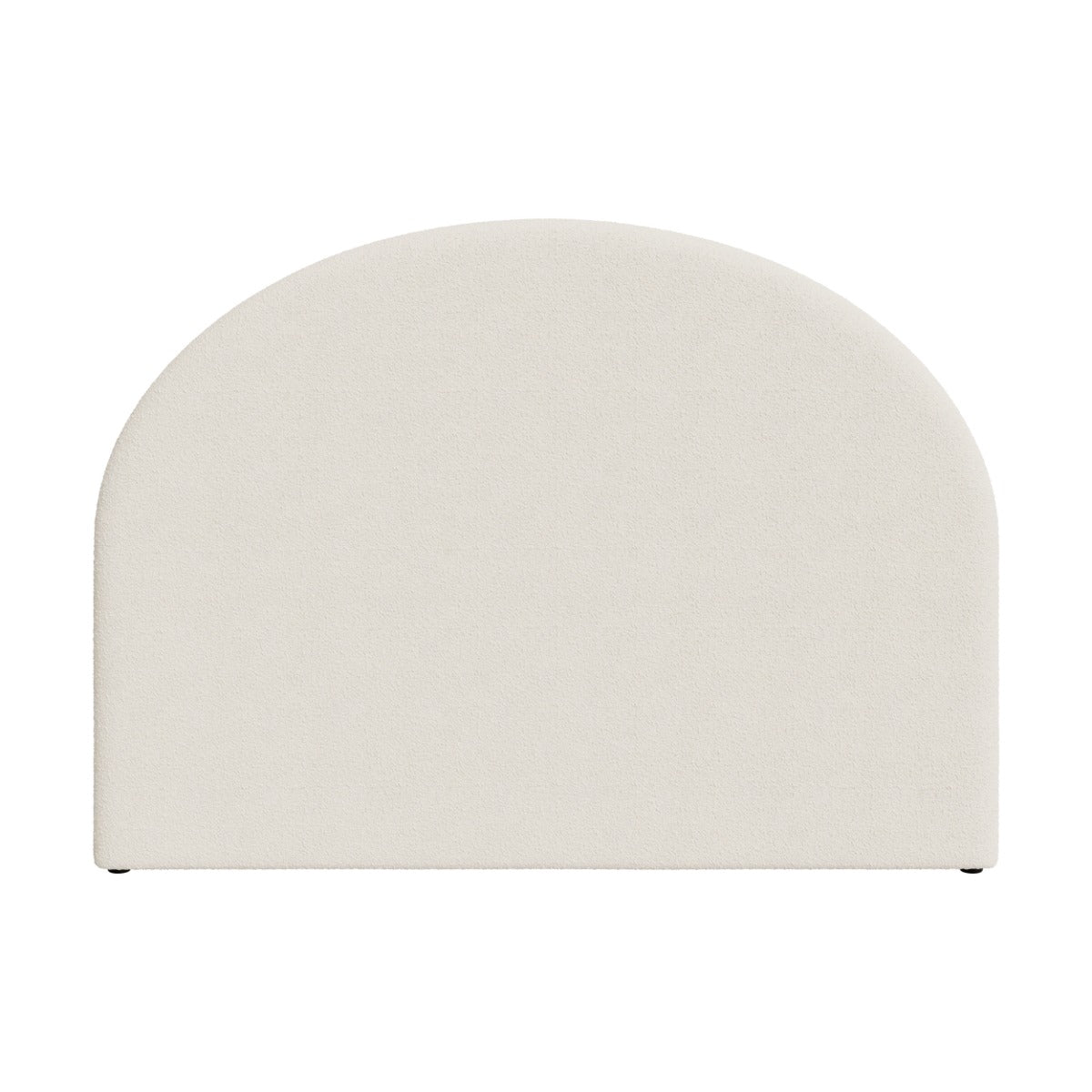 tete de lit eva en tissu boucle beige 160 cm