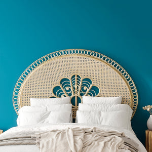 tete de lit gabriella rdv deco rotin arrondie 140 cm