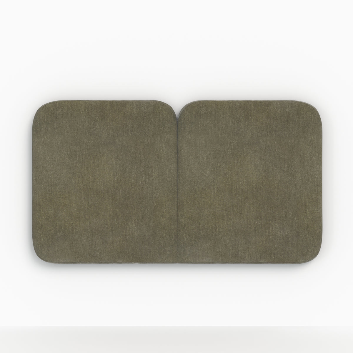 Tête lit vert olive etna 160cm chambre