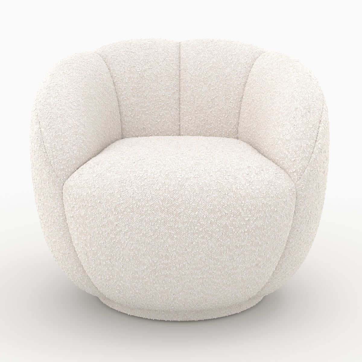 tissu boucle blanc fauteuil yse rendez vous deco