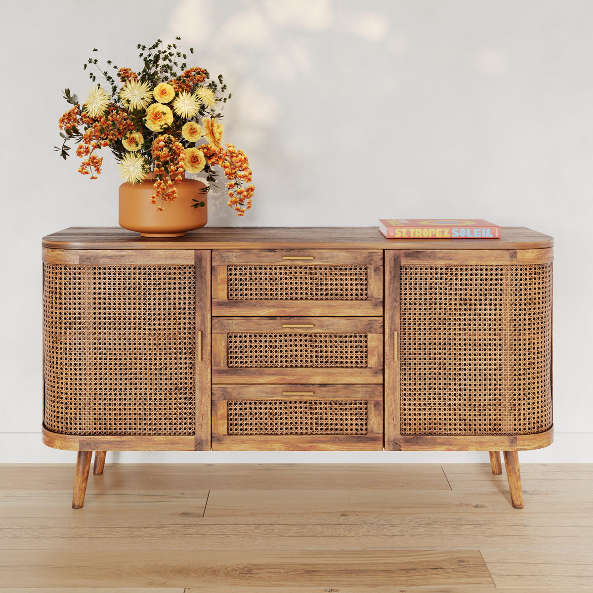 wava buffet 2 portes cannage focus