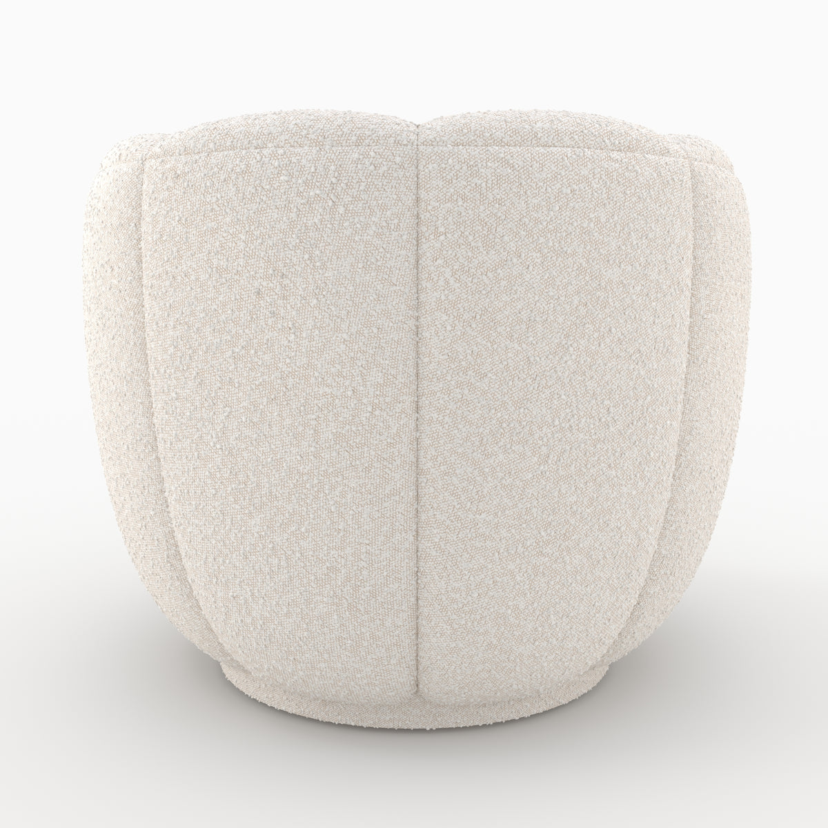 yse tissu boucle blanc fauteuil rendez vous deco