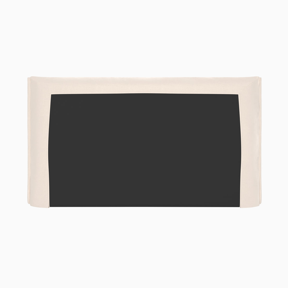 Zeyra 160cm tissu blanc tête de lit