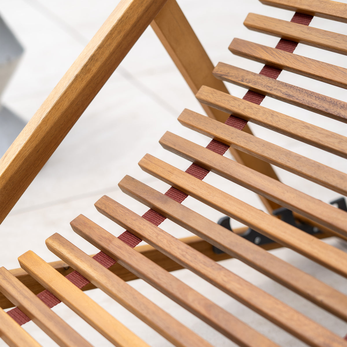 Zoom chilienne de jardin bois et tissu – Maison Pavane