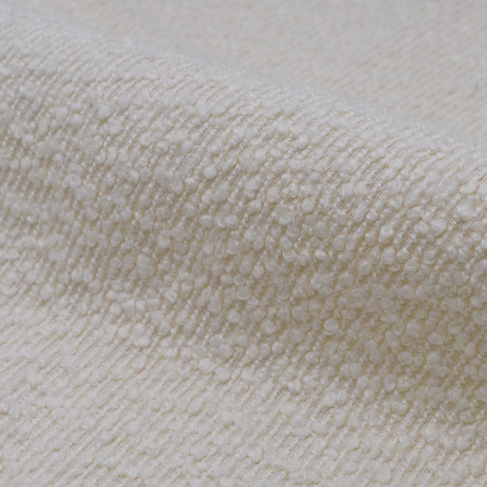 zoom materiale bouclè beige cosette