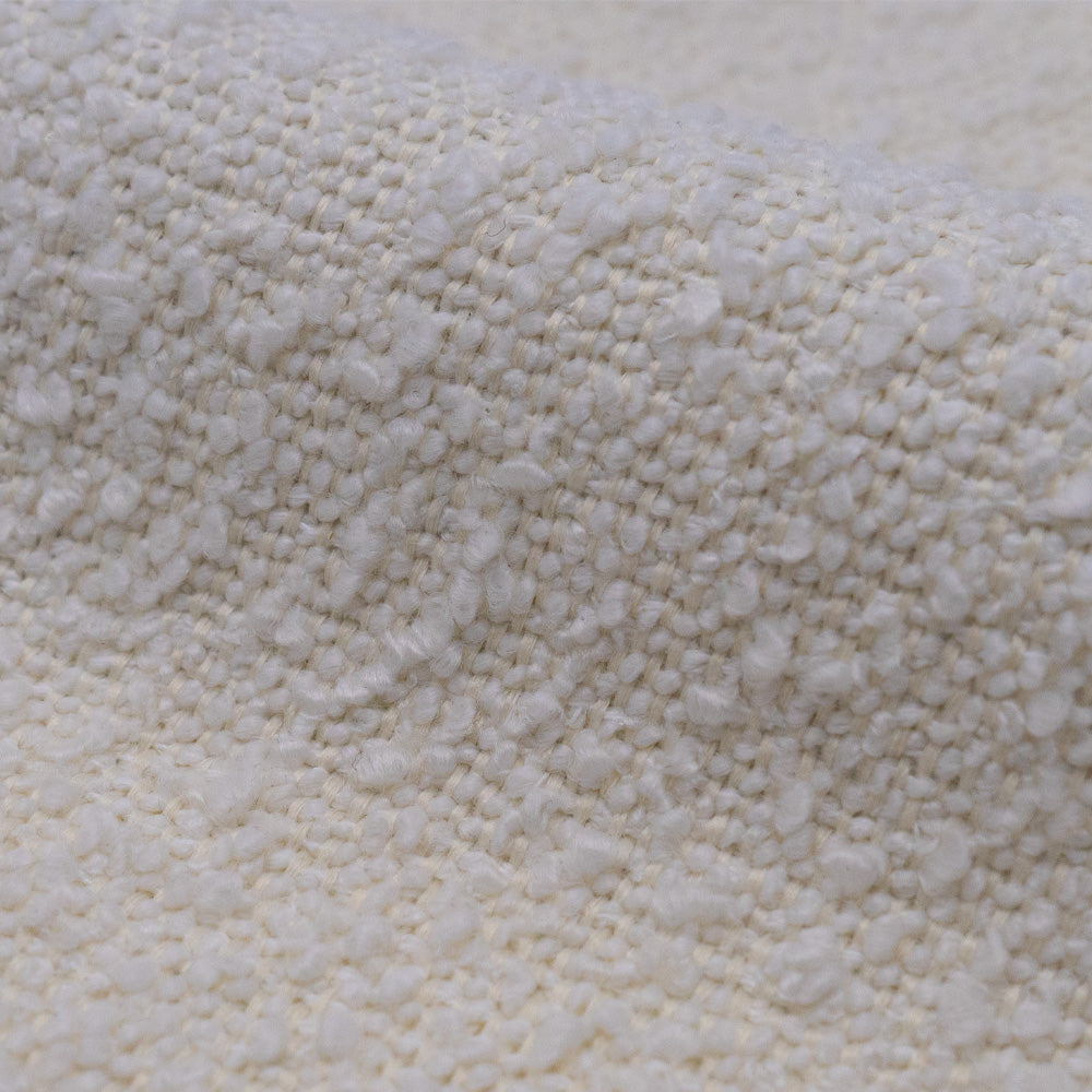 zoom matiere bouclette blanche eva