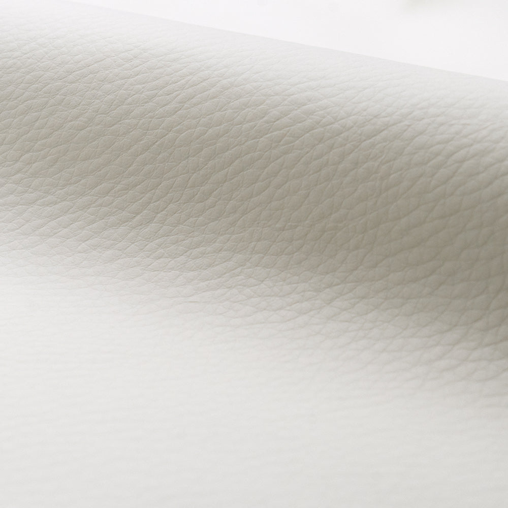 zoom matiere cuir blanc harold